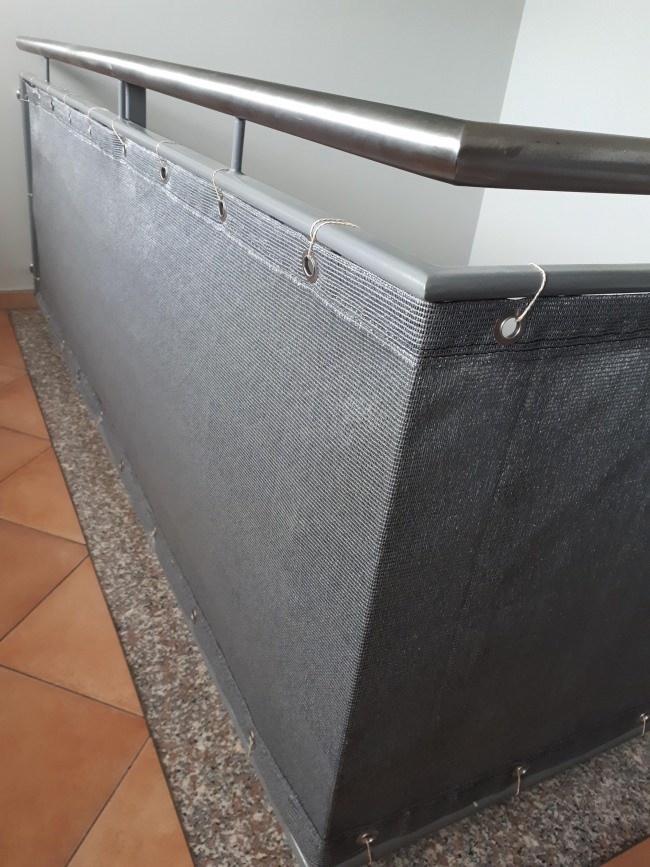 Kundenfoto von Windschutznetz nach Maß für Heim, Garten und Sport 