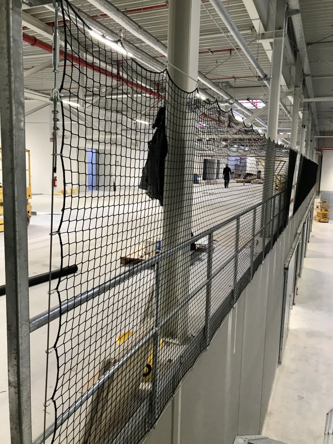 Kundenfoto von Pallet Rack Safety Net by the m² (Made to Measure) 