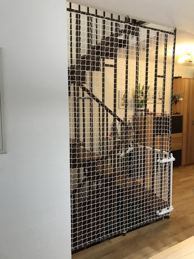 Kundenfoto von Staircase Safety Net by the m² (Made to Measure) 