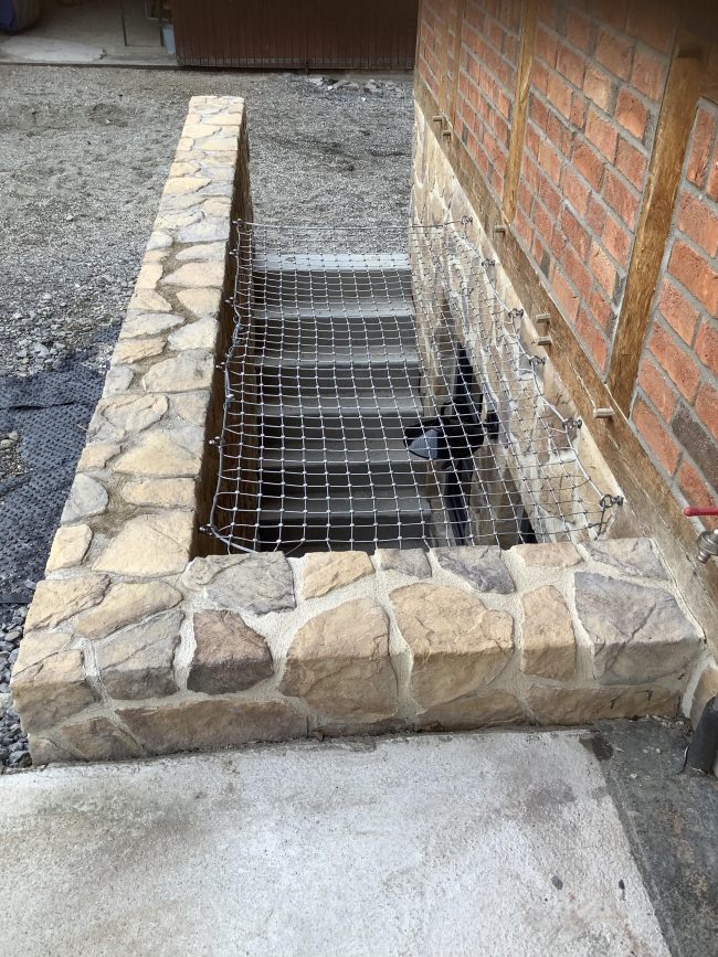 Kundenfoto von Steel Wire Rope Mesh Made to Measure with 50 mm Mesh Size 