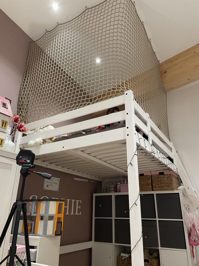 Kundenfoto von Kindergarten-Sicherungsnetz per m² (nach Maß) 