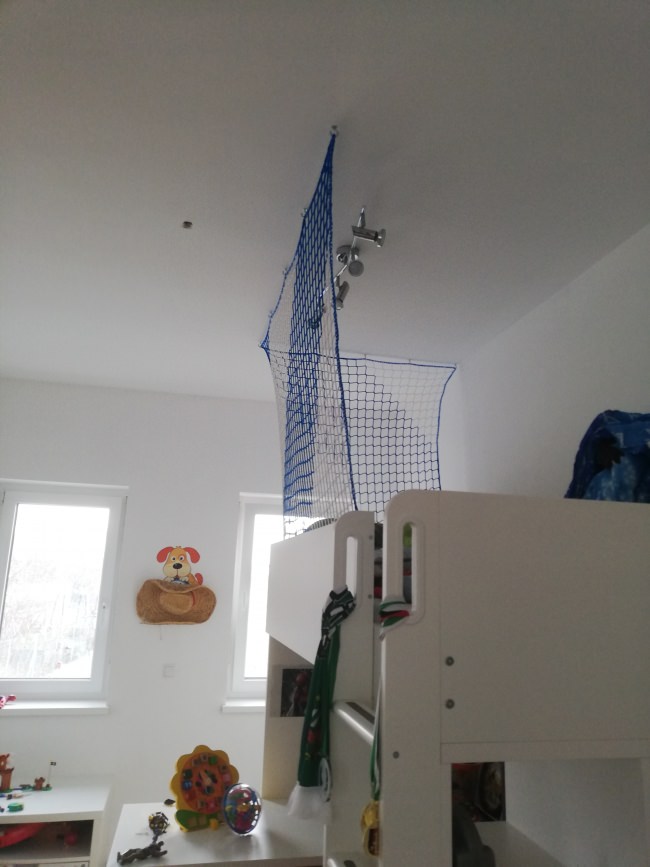 Kundenfoto von Loft Bed Net by the m² (Made to Measure) 