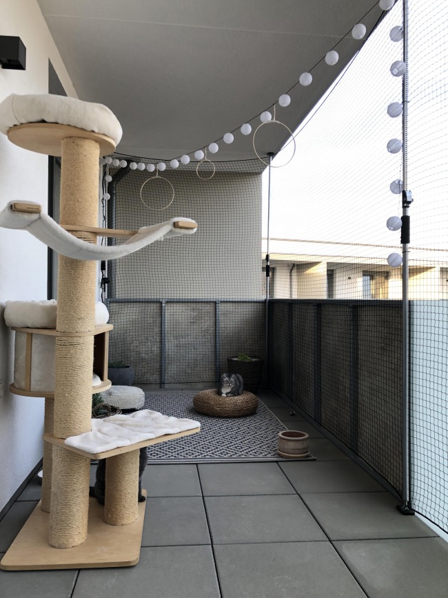 Kundenfoto von Cat Safety Net by the m² (Custom-Made) 