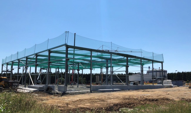 Kundenfoto von Gerüstnetz 2,00 x 5,00 m nach DIN EN 1263-1 