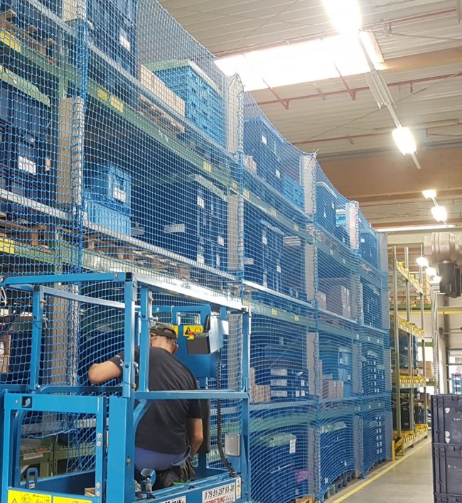 Kundenfoto von Rack Safety Net Custom-Made (45 mm mesh) 