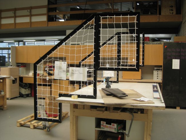 Kundenfoto von Rack Safety Netting by the m² (Made to Measure) 