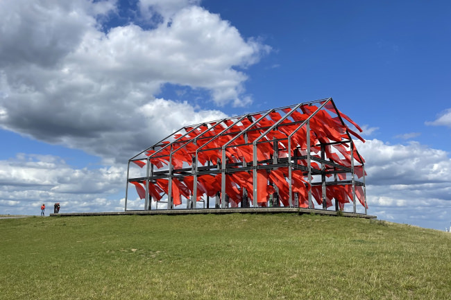 Kundenfoto von Luftdurchlässige Plane per m² (nach Maß) 