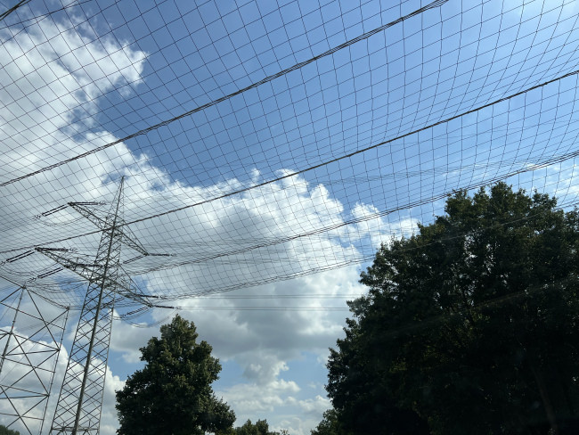 Kundenfoto von Schutznetz per m² (nach Maß) 5,0/300 mm, schwarz 