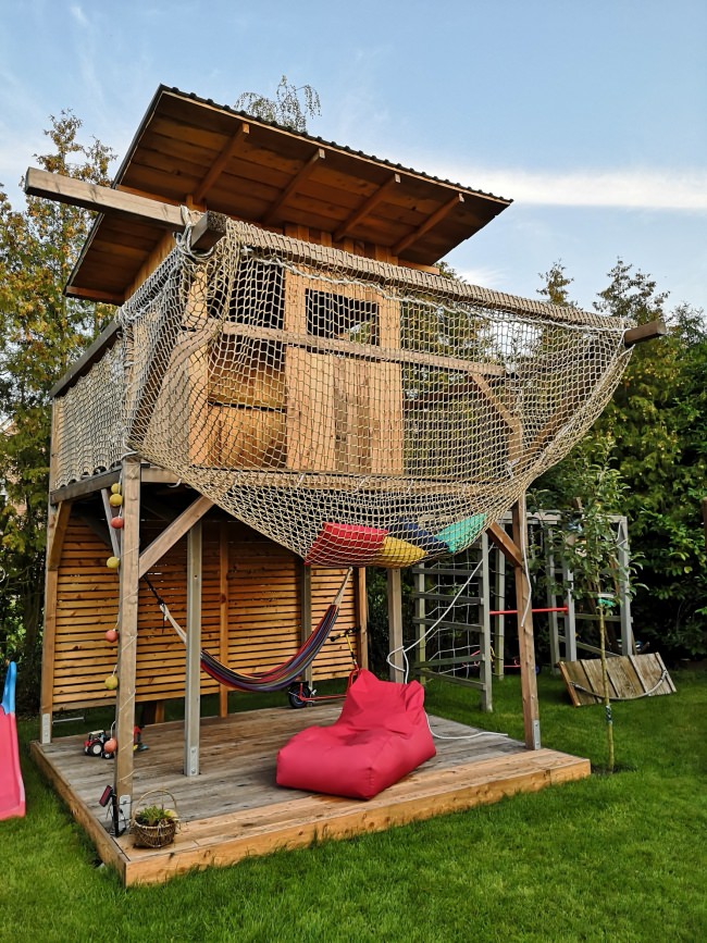 Kundenfoto von Fall Safety Net by the m² (Custom-Made), EN 1263 