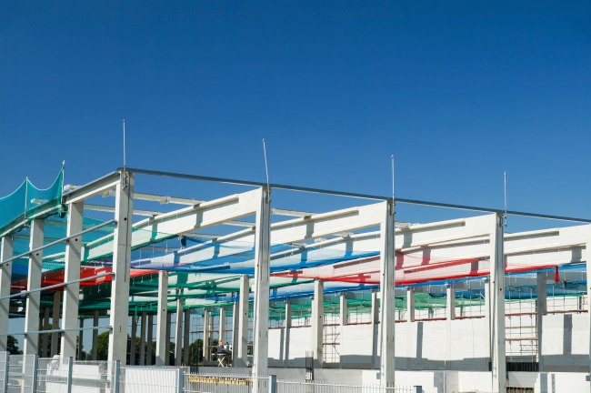 Kundenfoto von Construction Site Safety Net 6.00 x 10.00 m with Suspension Ropes 