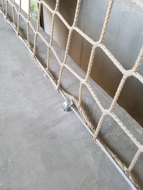 Kundenfoto von Staircase Safety Net by the m² (Made to Measure) 