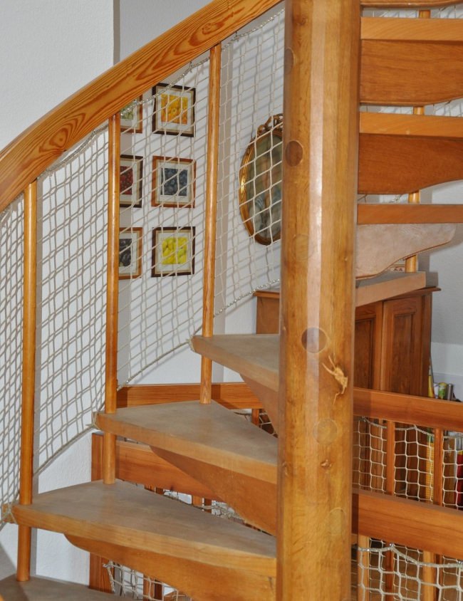 Kundenfoto von Staircase Safety Net by the m² (Made to Measure) 