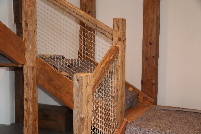 Kundenfoto von Staircase Safety Net by the m² (Made to Measure) 