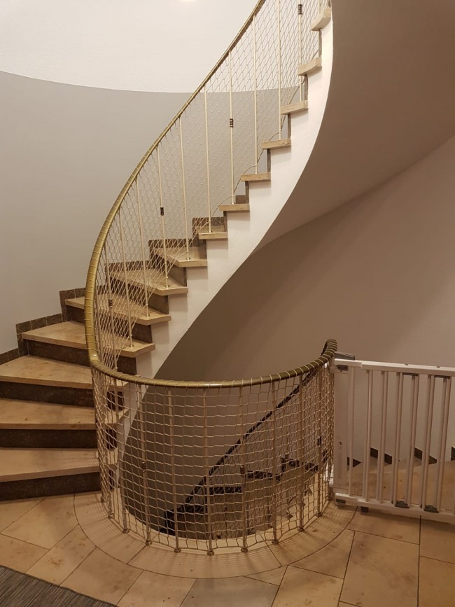 Kundenfoto von Staircase Safety Net by the m² (Made to Measure) 