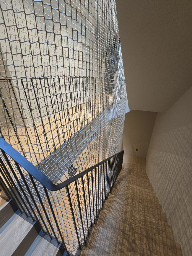 Kundenfoto von Staircase Safety Net by the m² (Made to Measure) 