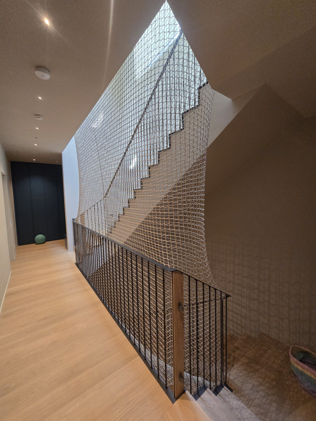Kundenfoto von Staircase Safety Net by the m² (Made to Measure) 