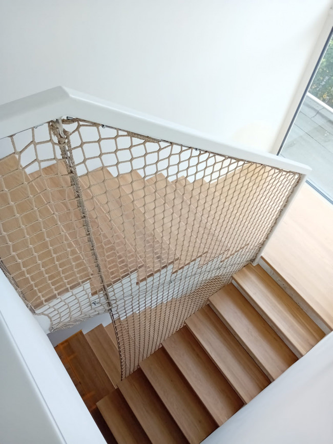 Kundenfoto von Safety Net for stairs/staircases by the m² 