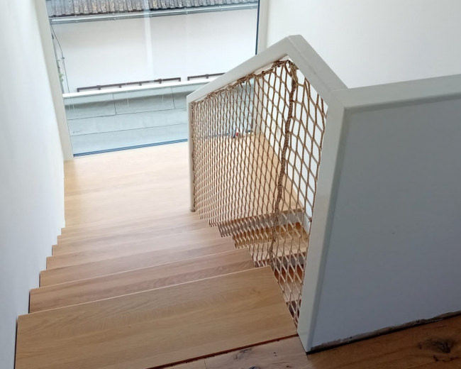 Kundenfoto von Safety Net for stairs/staircases by the m² 