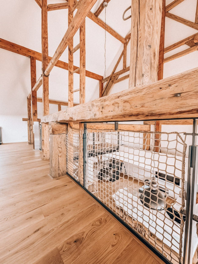 Kundenfoto von Safety Net for stairs/staircases by the m² 