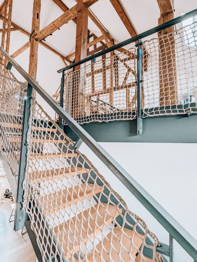 Kundenfoto von Safety Net for stairs/staircases by the m² 