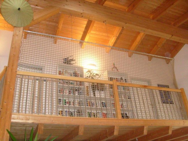 Kundenfoto von Kindergarten-Sicherungsnetz per m² (nach Maß) 