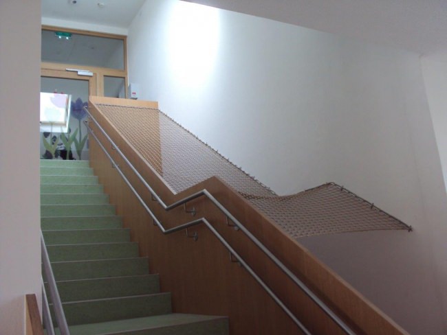 Kundenfoto von Kindergarten-Sicherungsnetz per m² (nach Maß) 