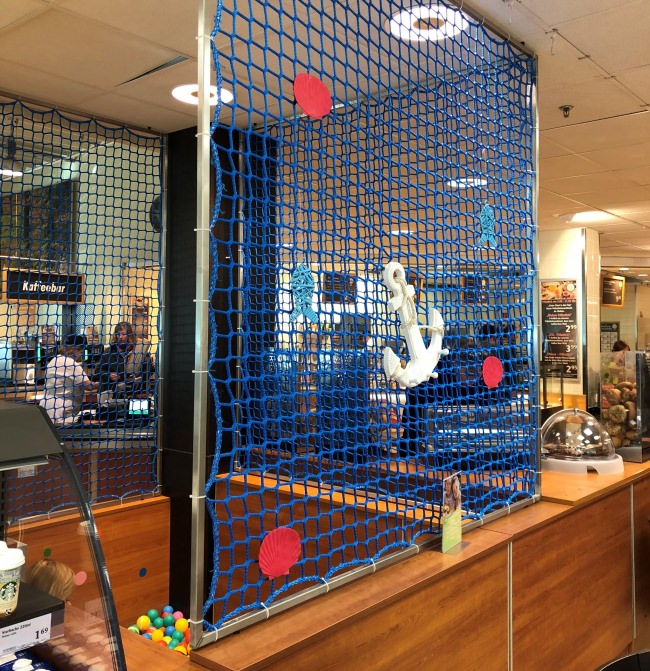 Kundenfoto von Kindergarten-Sicherungsnetz per m² (nach Maß) 