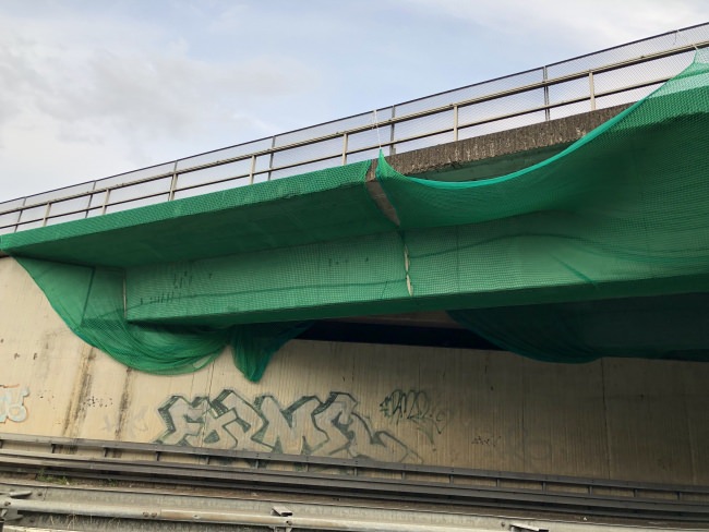 Kundenfoto von Safety Net with Overlay Panel (45 mm Mesh, Light Woven Fabric) 