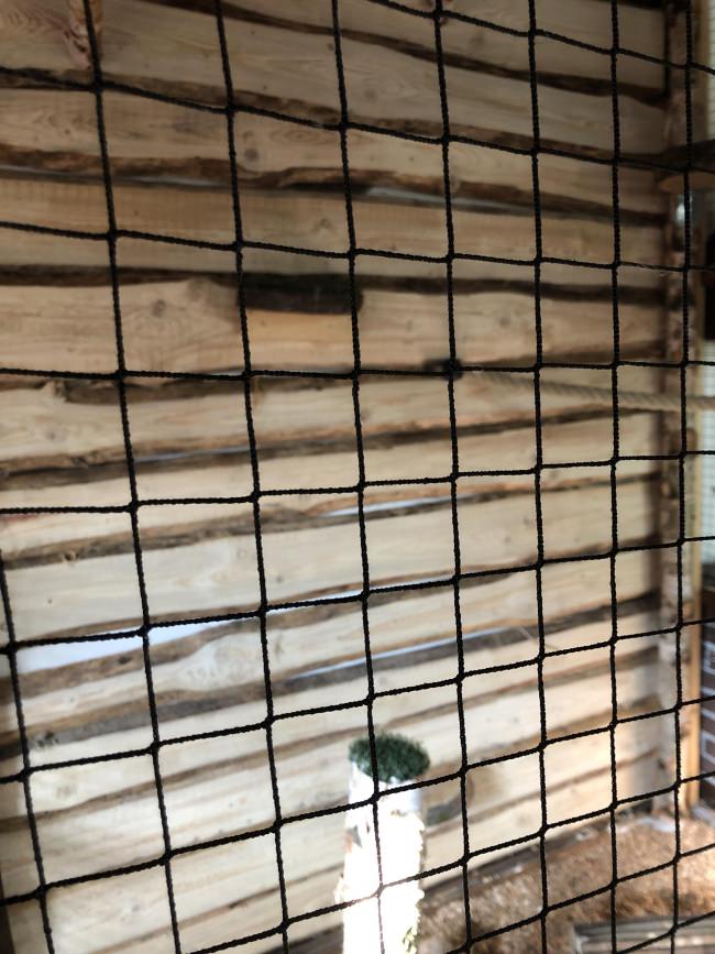 Kundenfoto von Volieren-Schutznetz per m² (nach Maß) 