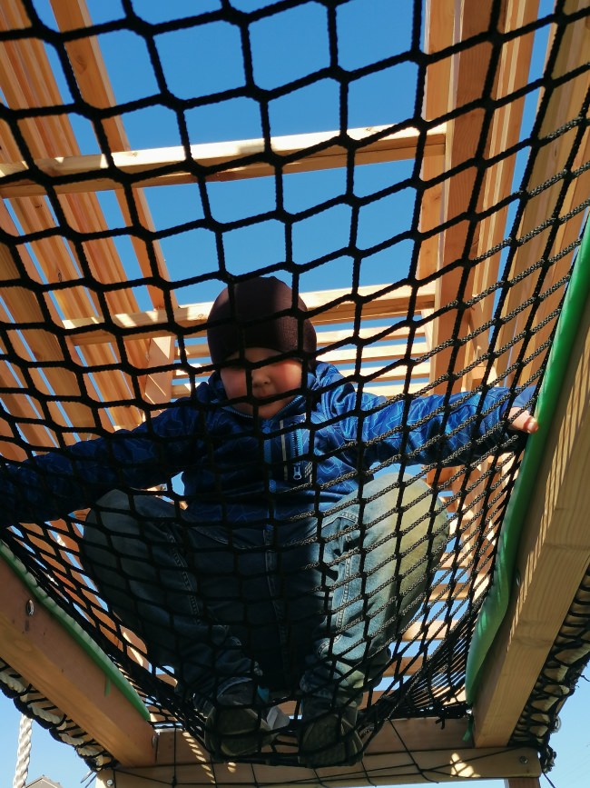 Kundenfoto von Fall Safety Net by the m² (Custom-Made) with Thimble Hooks 