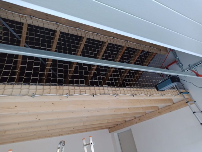 Kundenfoto von Fall Safety Net for Staircase Holes (Custom-Made) 