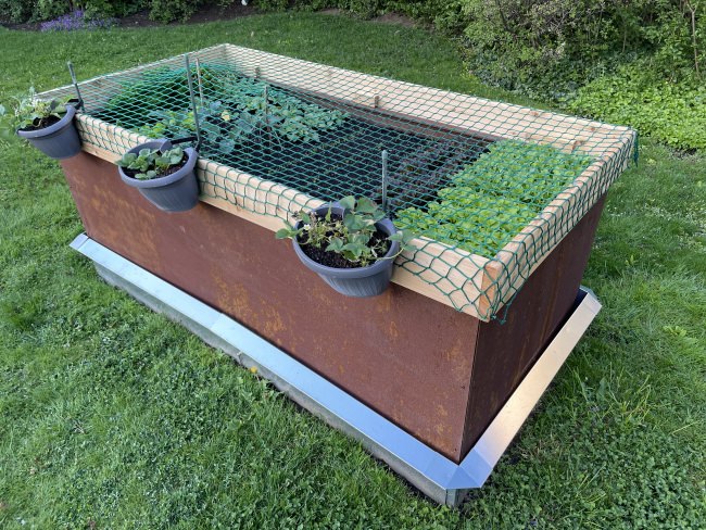 Kundenfoto von Sandpit Cover Net by the m² (Made to Measure) 