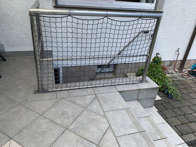 Kundenfoto von Staircase Safety Net by the m² (Made to Measure) 