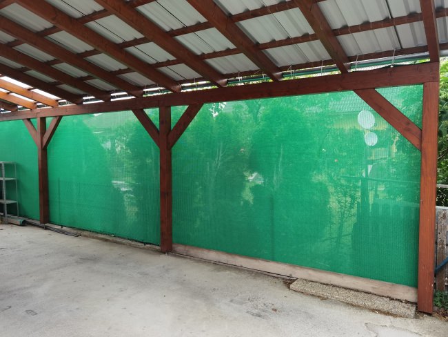 Kundenfoto von Luftdurchlässiges Gewebe per m² (nach Maß), grün 