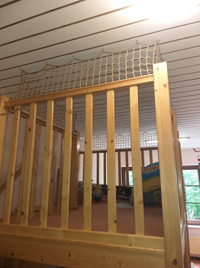 Kundenfoto von Kindergarten-Sicherungsnetz per m² (nach Maß) 