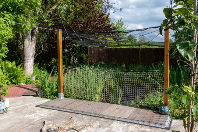 Kundenfoto von Kindergarten-Sicherungsnetz per m² (nach Maß) 