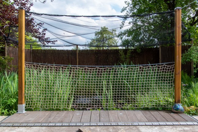 Kundenfoto von Kindergarten-Sicherungsnetz per m² (nach Maß) 