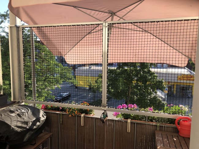 Kundenfoto von Sicherheitsnetz per m² (nach Maß) 1,8/30 mm 