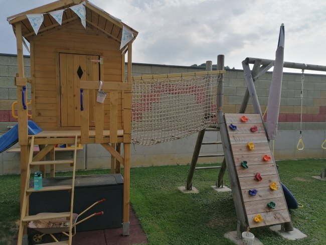 Kundenfoto von Kindergarten-Sicherungsnetz per m² (nach Maß) 