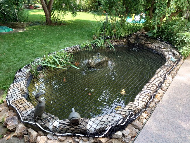 Kundenfoto von Pond Cover Net (Fall Safety Net), Made to Measure 
