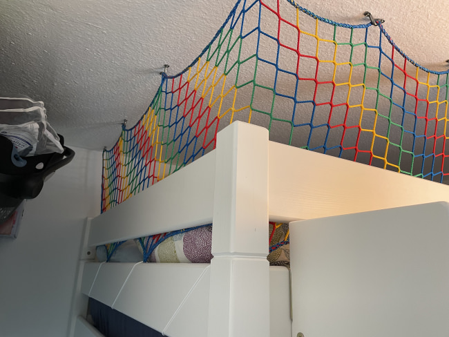 Kundenfoto von Loft Bed Net by the m² (Made to Measure) 