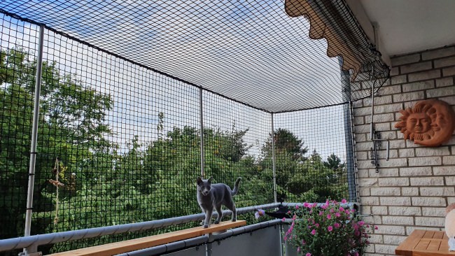 Kundenfoto von Extra Strong Cat Safety Net, Custom-Made 