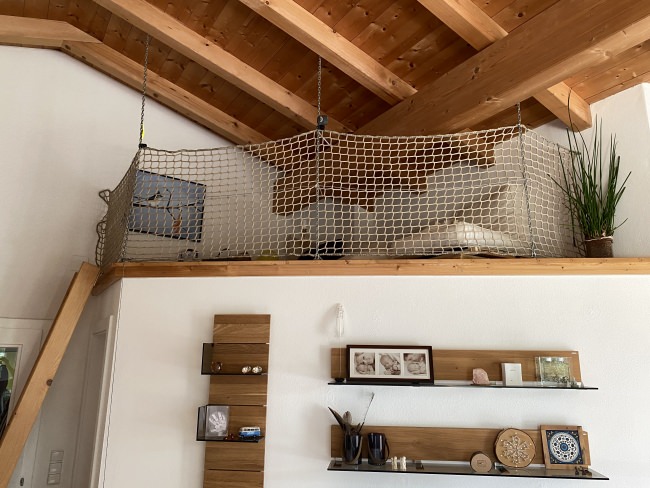 Kundenfoto von Kindergarten-Sicherungsnetz per m² (nach Maß) 