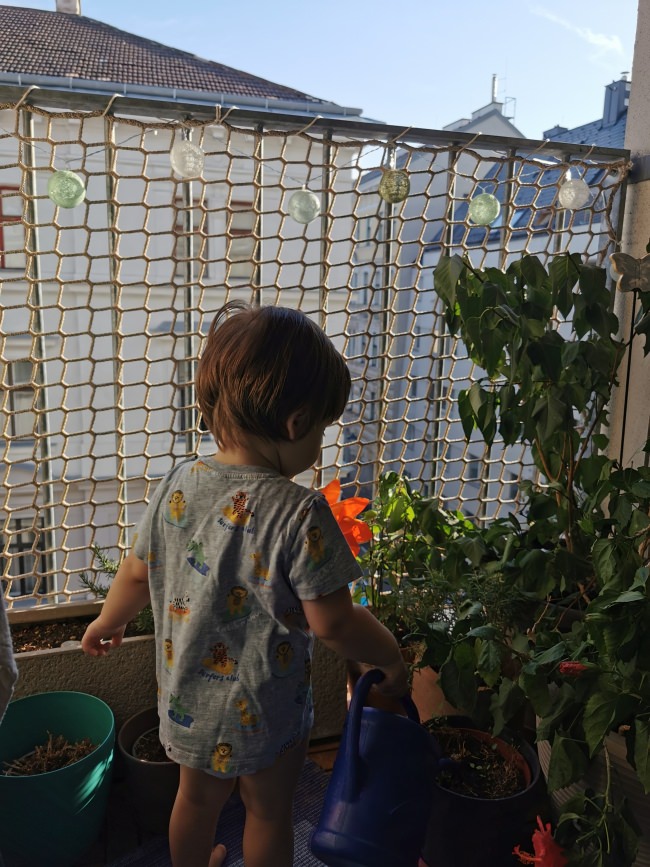 Balkon-Schutznetz für Kinder nach Maß
