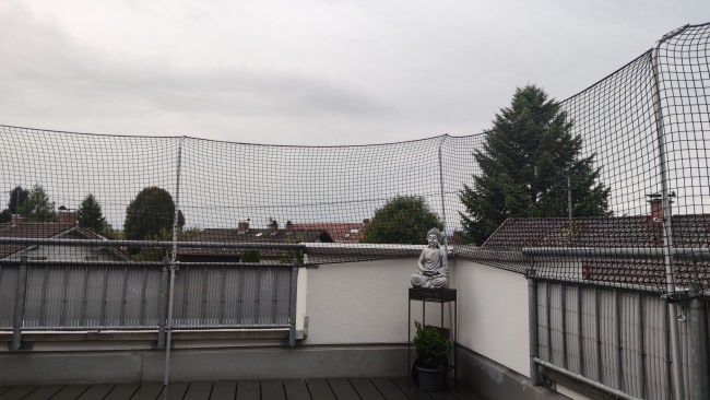 Kundenfoto von Sicherheitsnetz per m² (nach Maß) 1,8/30 mm 