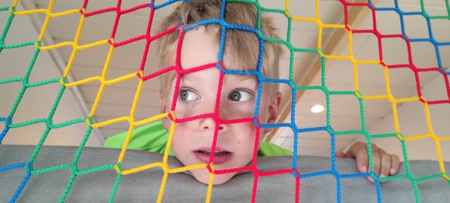 Kundenfoto von Buntes Schutznetz nach Maß (per m²) 