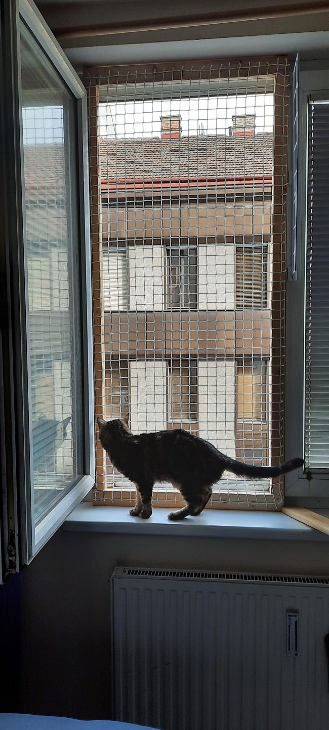 Kundenfoto von Extra Strong Cat Safety Net, Custom-Made 