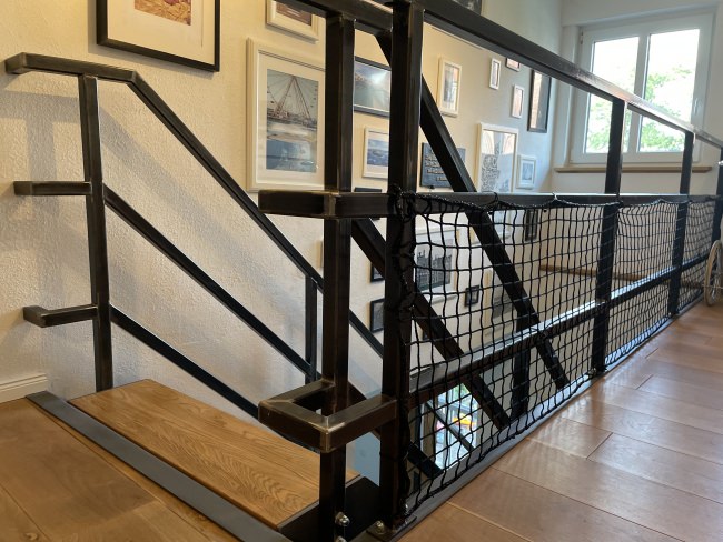 Kundenfoto von Staircase Safety Net by the m² (Made to Measure) 