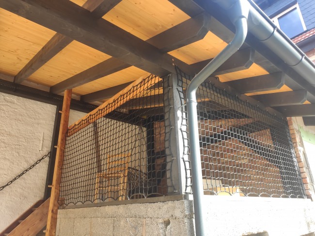 Kundenfoto von Balkonnetz per Quadratmeter (nach Maß) 