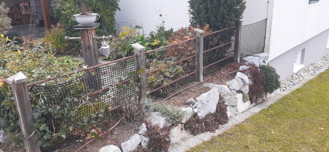 Kundenfoto von Netz nach Maß (per m²) 3,0/30 mm, schwarz 